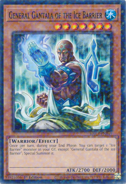 General Gantala of the Ice Barrier (Duel Terminal) [HAC1-EN049] Common