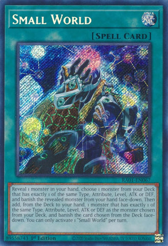 Small World [RA01-EN067] Secret Rare