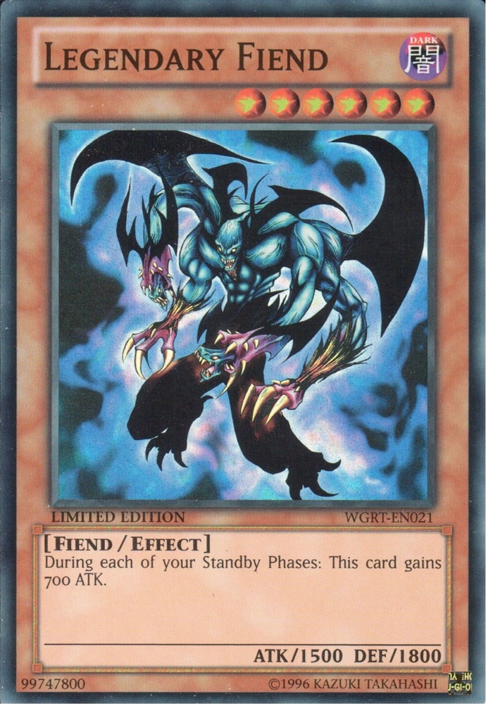 Legendary Fiend [WGRT-EN021] Super Rare