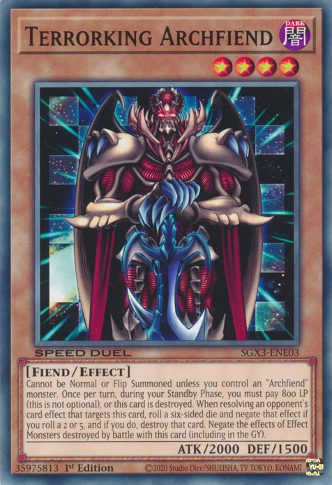 Terrorking Archfiend [SGX3-ENE03] Common