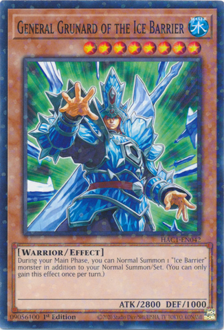 General Grunard of the Ice Barrier (Duel Terminal) [HAC1-EN042] Common