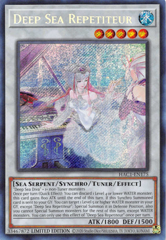 Deep Sea Repetiteur [HAC1-EN175] Secret Rare