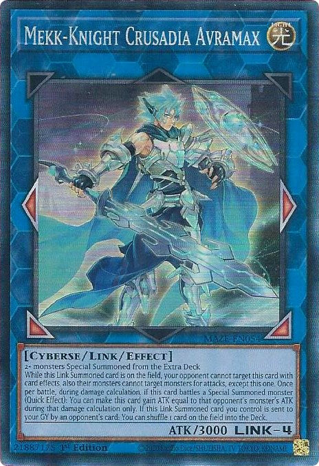 Mekk-Knight Crusadia Avramax [MAZE-EN054] Collector's Rare