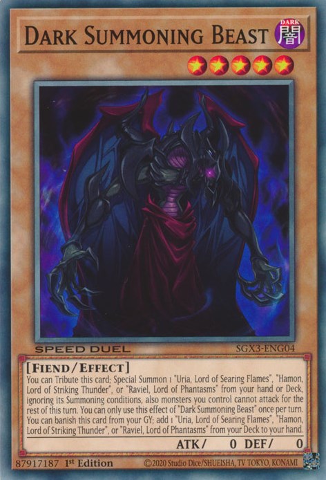 Dark Summoning Beast [SGX3-ENG04] Common