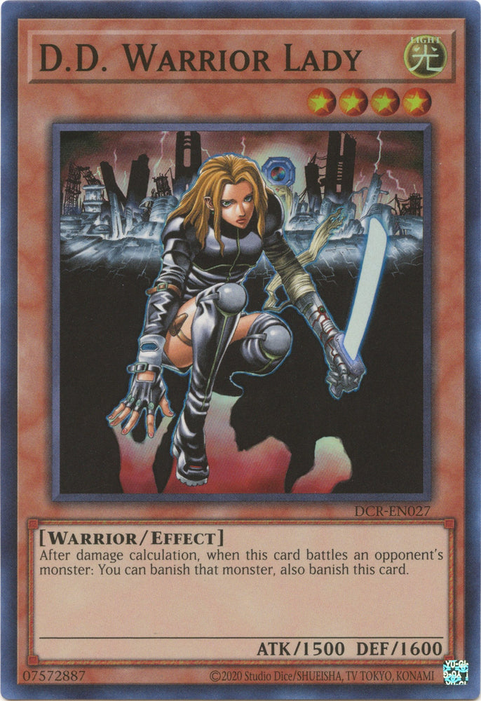 D.D. Warrior Lady (25th Anniversary) [DCR-EN027] Super Rare