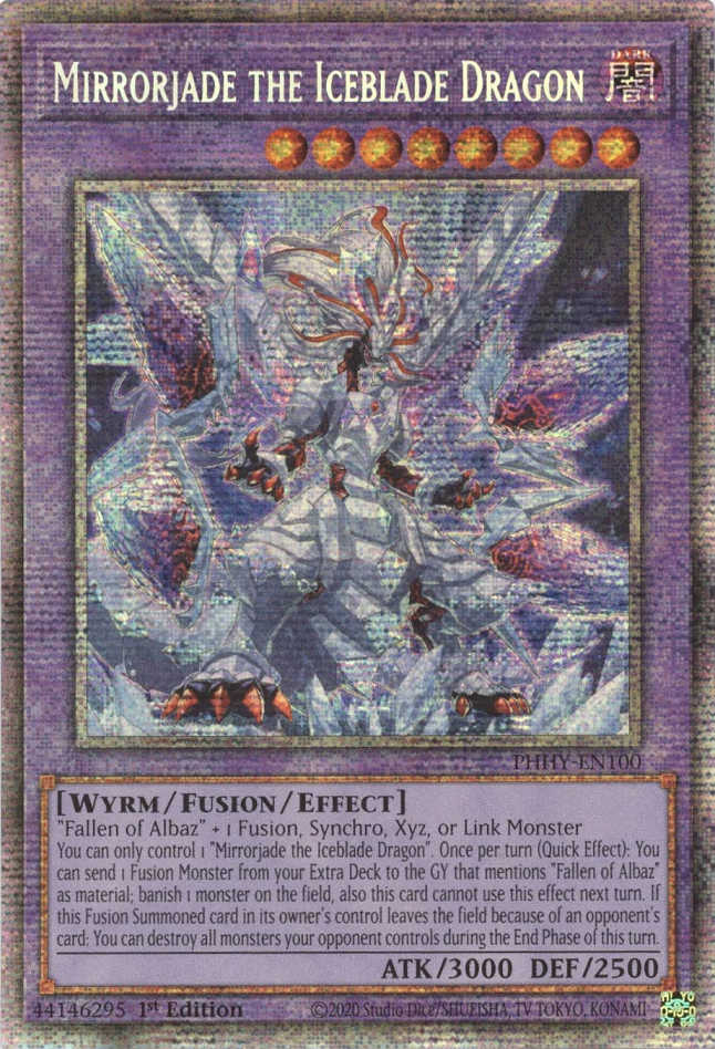 Mirrorjade the Iceblade Dragon [PHHY-EN100] Starlight Rare